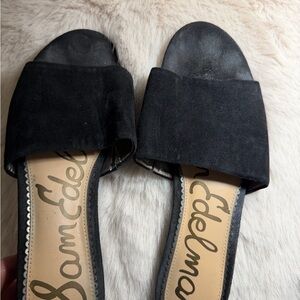 Sam Edelman Black Suede Men’s Slip-On Loafers